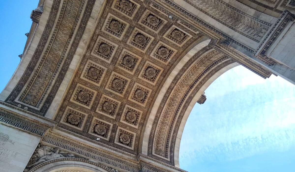 Underside of the Arc de Triomphe