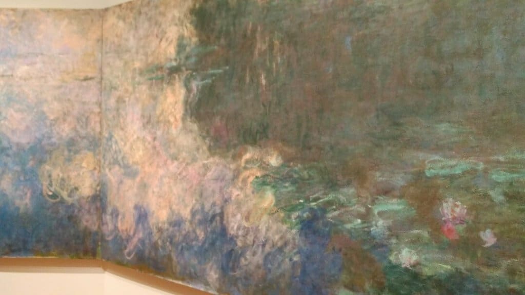 Monet Water Lilies on display at the Museum of Modern Art in New York City