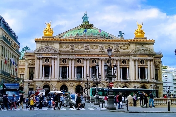 Paris Opera House front exterior