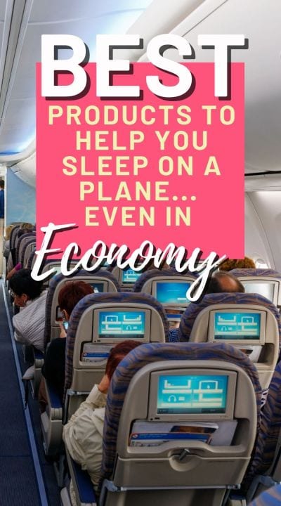 best products to help you sleep on a plane even in economy class