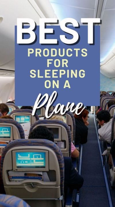 best products for sleeping on a plane