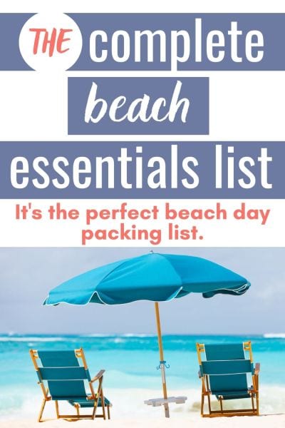 what to bring to the beach