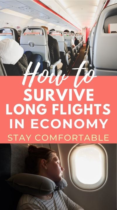 how to survive long flights in economy
