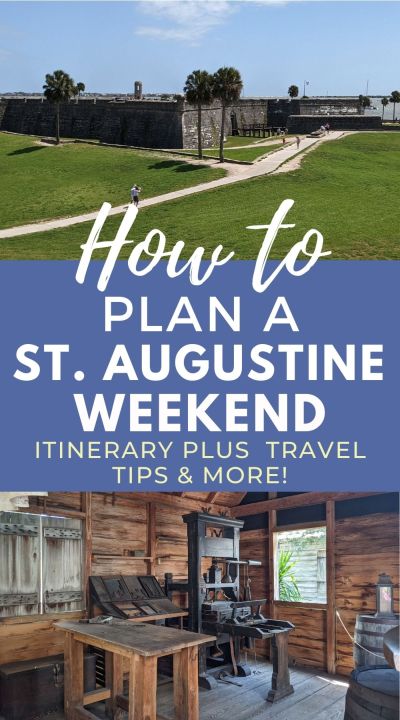 St. Augustine itinerary