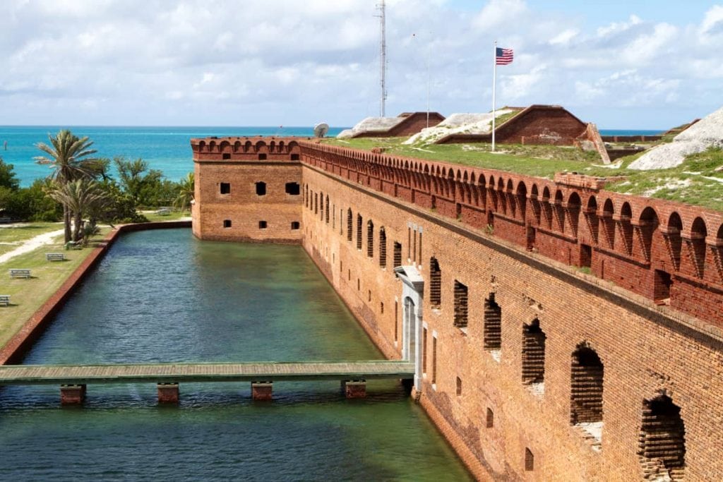 Fort Jefferson at Dry Tortugas National Park in Florida