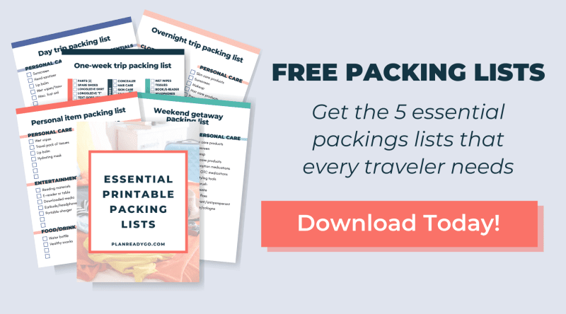 Free Packing Lists. Get the 5 essential packing lists that every traveler needs. Download today.