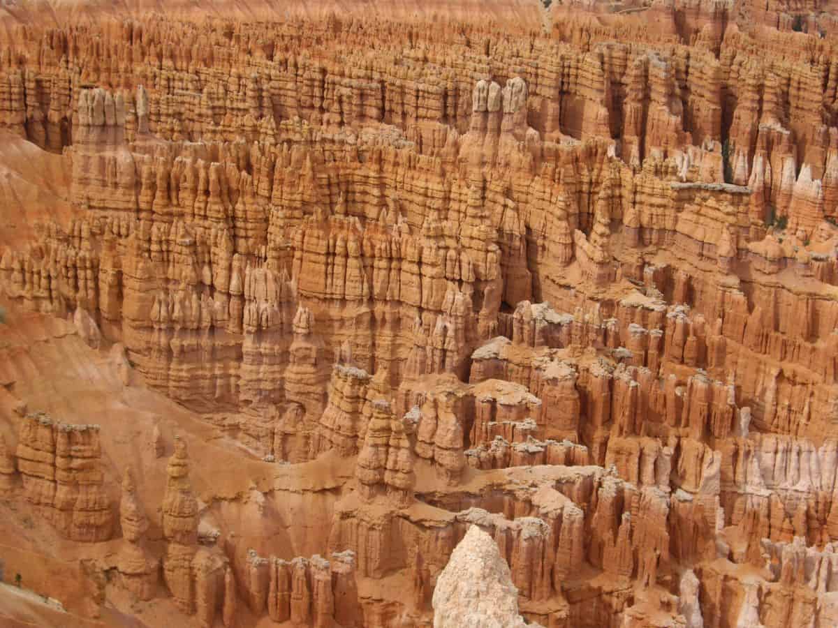 Spiky hoodoos at Bryce Canyon National Park