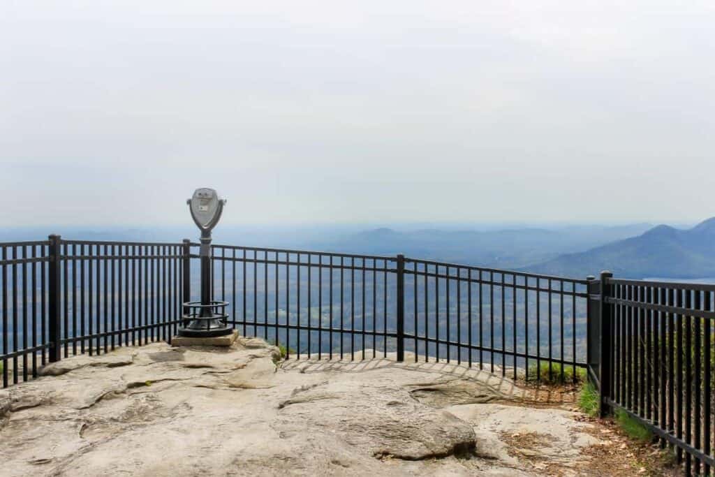 view from Caesars Head lookout in South Carolina