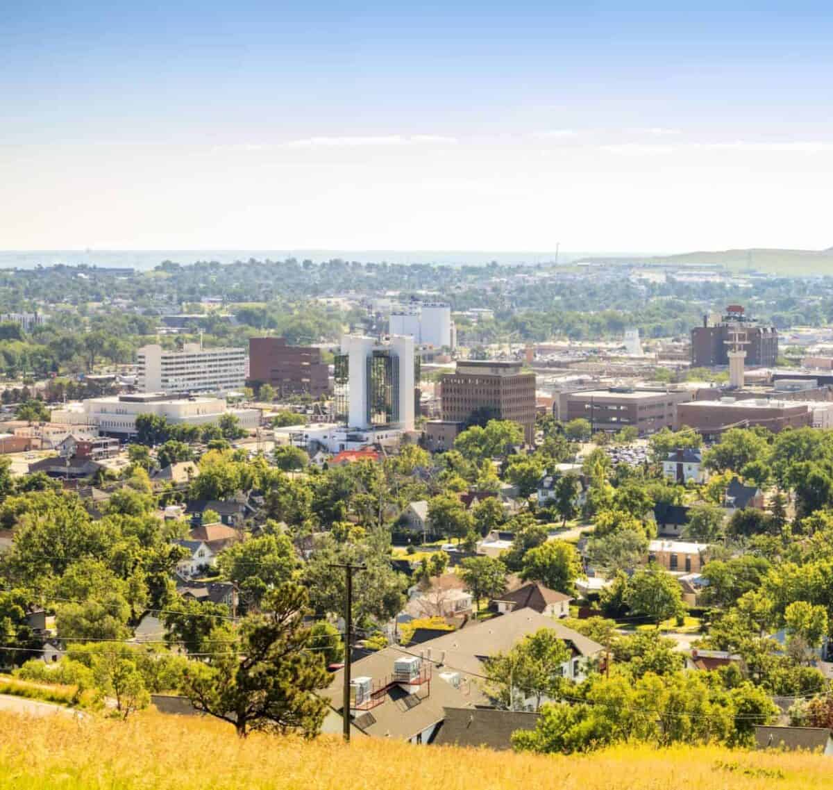 Rapid City South Dakota cityscape